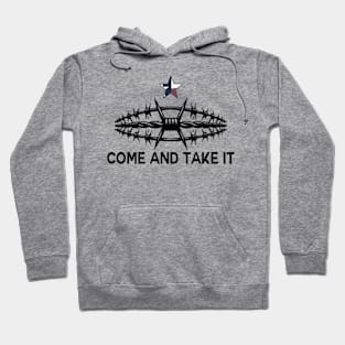 Texas Come And Take It Barbed Wire Hoodie